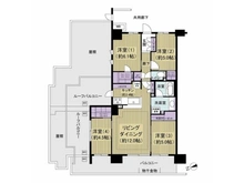 【千葉県/千葉市稲毛区稲毛東】ルネ稲毛東パーク・ザ・レジデンス 間取り図