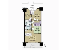 【千葉県/習志野市東習志野】ユトリシア四番街 間取り図