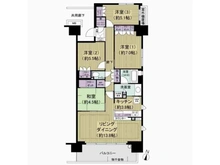 【千葉県/習志野市屋敷】ラクラスガーデン 間取り図