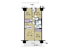 【千葉県/習志野市屋敷】ラクラスガーデン 間取り図