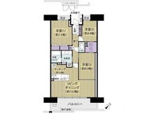 【千葉県/千葉市中央区千葉港】千葉みなとパークハウス弐番館 間取り図