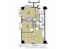 【千葉県/千葉市中央区登戸】ローテローゼ登戸 間取り図