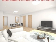 【千葉県/千葉市美浜区打瀬】セントラルパーク・ウエストA棟 リビングダイニング※完成予想CG