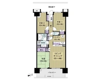 【千葉県/千葉市中央区問屋町】ハーバーレジデンス 間取り図