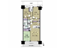 【千葉県/習志野市東習志野】ユトリシア四番街 間取り図