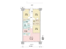 【東京都/東村山市富士見町】オーベル小川レジデンス 間取り図