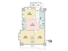 【東京都/東村山市美住町】ライオンズマンション東村山第2 間取り図