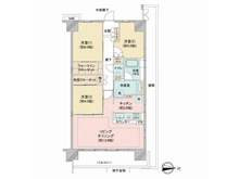 【東京都/東村山市富士見町】ファインシティ武蔵野富士見 間取り図