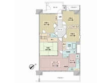 【埼玉県/所沢市上新井】ライフピア小手指 間取り図