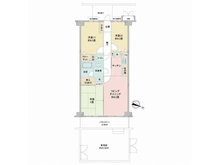 【東京都/東村山市美住町】ライネスハイム久米川 間取り図