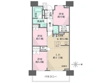 【埼玉県/さいたま市浦和区常盤】ザ・パークハウス浦和常盤 間取り図