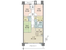 【千葉県/船橋市薬円台】デュオヒルズ北習志野 間取り図