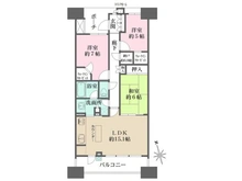 【東京都/江東区新砂】グランエスタ 間取り図