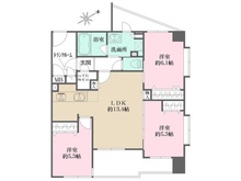 【東京都/豊島区長崎】マイキャッスル東長崎デュオ 間取り図