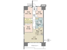 【神奈川県/相模原市中央区相模原】ライオンズ相模原ライズフォート 間取り図