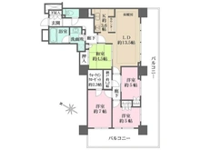 【神奈川県/相模原市緑区大山町】MID　OASIS　TOWERS　タワー棟 間取り図