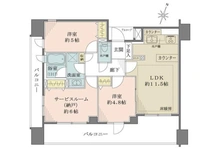 【神奈川県/横浜市南区南吉田町】ランドシティ横濱吉野町レジデンス 間取り図