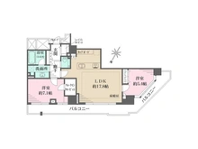 【神奈川県/横浜市神奈川区栄町】ザ・ヨコハマタワーズ　タワーウエスト 間取り図