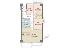 【神奈川県/横浜市西区宮ケ谷】三ツ沢パークハウス 間取り図