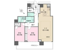 【神奈川県/横浜市神奈川区栄町】ザ・ヨコハマタワーズ　タワーウエスト 間取り図