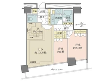 【神奈川県/横浜市西区みなとみらい】M.M.TOWERS FORESIS R棟 間取り図