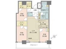 【神奈川県/横浜市中区北仲通】ザ・タワー横浜北仲 間取り図