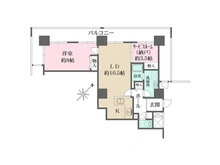【神奈川県/横浜市神奈川区栄町】ヨコハマポートサイドロア壱番館 間取り図