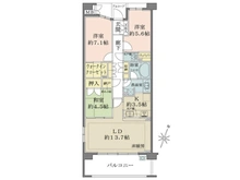 【神奈川県/横浜市神奈川区栗田谷】パークハウス三ツ沢ヒルトップテラス 間取り図