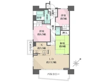 【神奈川県/茅ヶ崎市本村】藤和シティホームズ湘南茅ヶ崎 間取り図