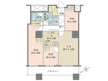 【東京都/新宿区西新宿】ザ・パークハウス西新宿タワー60 間取り図