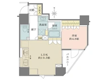 【東京都/新宿区西新宿】プレミスト新宿都庁前 間取り図