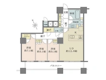 【東京都/新宿区西新宿】ザ・パークハウス西新宿タワー60 間取り図
