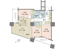 【東京都/新宿区西新宿】ザ・パークハウス西新宿タワー60 間取り図