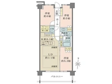 【東京都/練馬区関町南】パークホームズ吉祥寺北グランヴィラ 間取り図