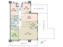 【東京都/調布市調布ケ丘】ファミール調布ヶ丘 間取り図