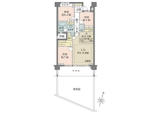 【東京都/調布市菊野台】パークハウス　ザ　ガーデン 間取り図