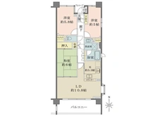 【神奈川県/川崎市多摩区宿河原】宿河原パークハウス1番館 間取り図