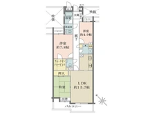 【神奈川県/横浜市港北区箕輪町】藤和日吉ホームズ 間取り図
