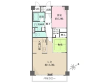 【神奈川県/横浜市港北区箕輪町】エンゼルハイム日吉 間取り図