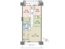 【神奈川県/横須賀市夏島町】京急シティ追浜L―ウィング 間取り図