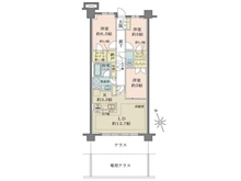 【神奈川県/鎌倉市岩瀬】ザ・パークハウスオイコス鎌倉大船 間取り図