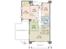【神奈川県/横浜市青葉区市ケ尾町】ザ・パークハウス市ヶ尾ウエスト 間取り図