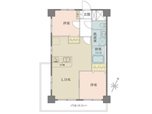 【東京都/世田谷区弦巻】マンション弦巻 間取り図