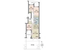 【東京都/杉並区高井戸東】パークシティ浜田山A棟 間取り図