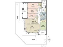 【東京都/杉並区高井戸東】パークシティ浜田山A棟 間取り図