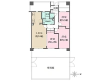 【東京都/杉並区高井戸東】ファミールグラン高井戸デュープレックス 間取り図