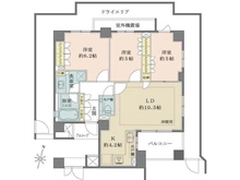 【東京都/杉並区松ノ木】パークハウス松ノ木 間取り図
