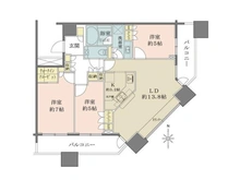 【東京都/品川区北品川】ミッドサザン・レジデンス御殿山 間取り図