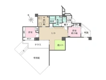 【東京都/品川区東五反田】パークハウス池田山公園－白金台の杜－ 間取り図
