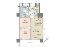 【東京都/中央区日本橋浜町】ザ・パークハウス日本橋浜町 間取り図